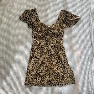 ROW A Leopard Print Dress